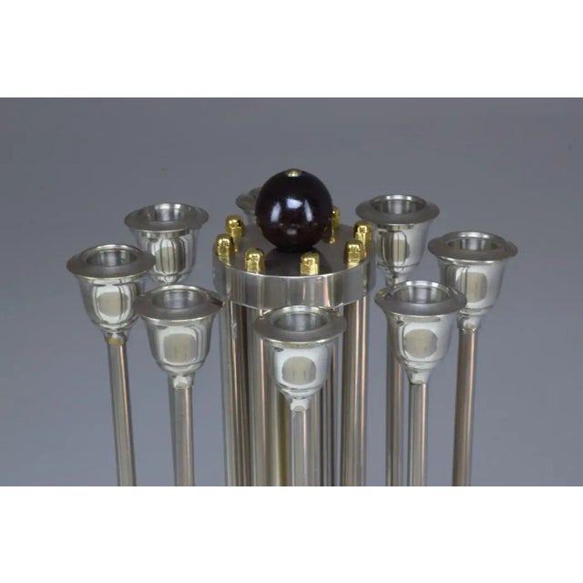 Wood French Art Deco Candleholders, 1930s - a Pair For Sale - Image 7 of 12