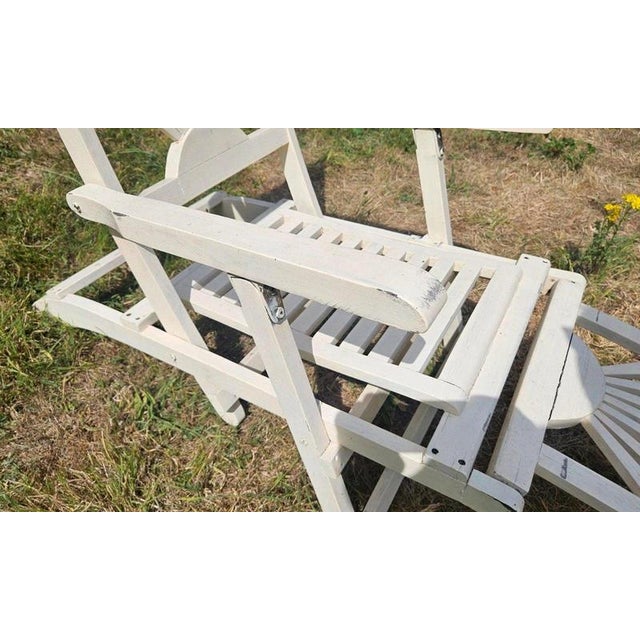 British Art Deco Folding Sunray Garden Lounger, 1930 For Sale - Image 18 of 18