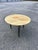 1970s 1970s Carrarra Marble Italian Regency Style Small Tripod Table With Brass Finish Legs, Mid-Century Modern For Sale - Image 5 of 8