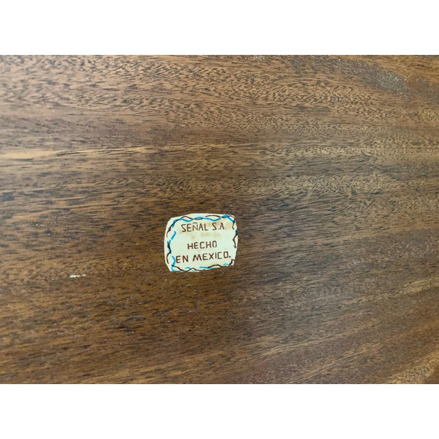 Mid 20th Century Mid 20th Century Two Rosewood Nesting Tables, Don Shoemaker For Sale - Image 5 of 11