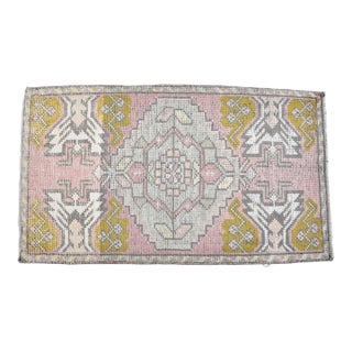 Mid 20th Century Ottoman Accent Turkish Rug For Sale