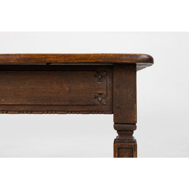 Mid-Century Modern Mid-Century French Rustic Side Table in Wood, 1850s For Sale - Image 3 of 12