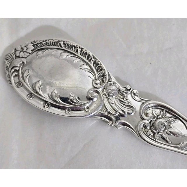 Antique Sterling Silver Fruit & Berry Serving Spoons, London, 1909 For Sale - Image 16 of 18