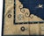 Classic Navy Background Color With Floral-Medallion Pattern Antique Chinese Peking Rug For Sale - Image 4 of 4