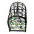 Mid 20th Century Wrought Iron 9-Bottle Wine Holder For Sale