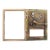 Vintage u.s. Post Office Bronze Combination Box Door For Sale