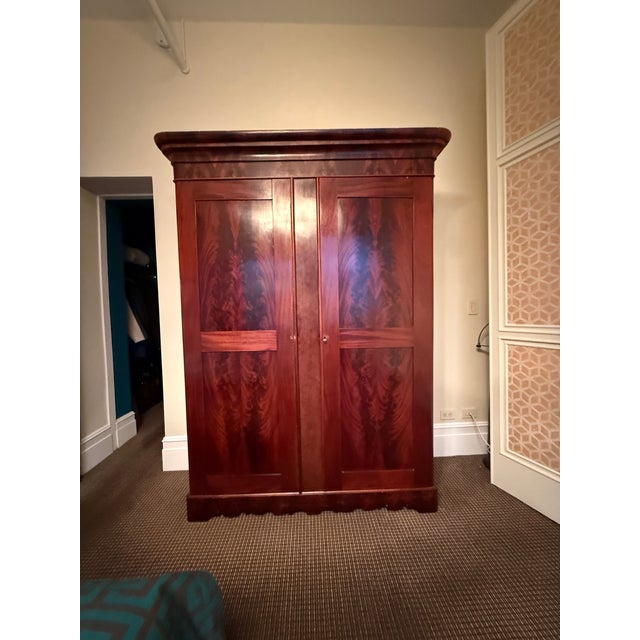 Mid 19th Century Biedermeir Wood Armoire For Sale - Image 15 of 18