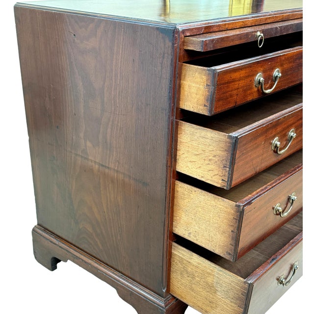 Antique Georgian Mahogany Chest, 1750 For Sale - Image 10 of 13