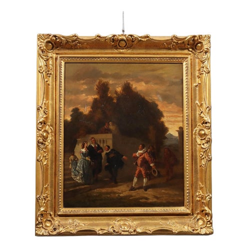 French School Artist, The Presentation, Oil on Canvas For Sale
