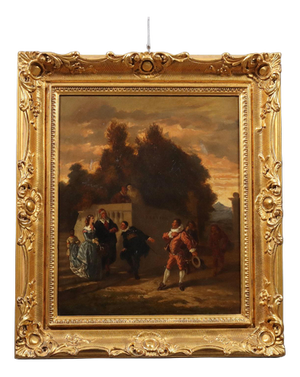 French School Artist, The Presentation, Oil on Canvas