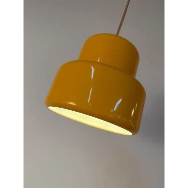 Poker Pendant Lamp in Yellow by Jo Hammerborg for Fog & Mørup For Sale - Image 3 of 11