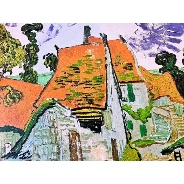 Textile Van Gogh 'Village Street in Auvers' Reproduction Print For Sale - Image 7 of 7