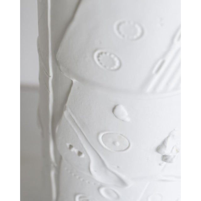 Ceramic White Bisque Porcelain Floor Vase by Werner Schreib for Rosenthal, 1960s For Sale - Image 7 of 11