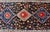 Vintage Persian Tribal Shiraz With Medallion Design on Dark Background 5'3 X 8'4 For Sale - Image 9 of 12
