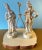 Early 20th Century Figural Table Lamp Bisque Aristrocatic Courting Couple For Sale In New York - Image 6 of 12