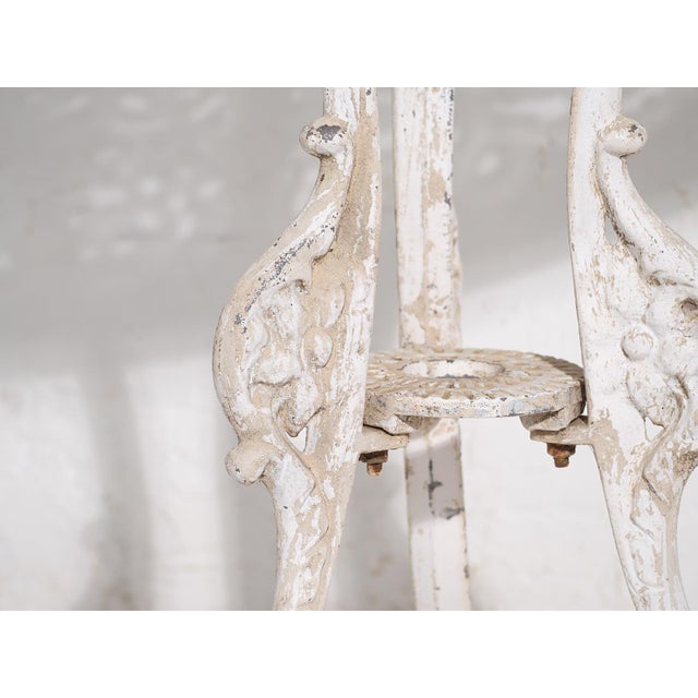 Art Nouveau Garden Table and Chairs Set, 1950, Set of 5 For Sale - Image 16 of 17