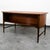 1960s Mid Century Danish Modern Desk Executive Walnut 6 Drawer Locking Cabinet Wood For Sale - Image 5 of 10