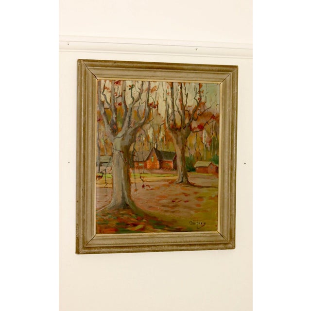 Olle Farla, Autumn, 1960s, Oil on Panel, Framed For Sale - Image 9 of 10