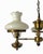 Traditional Vintage Brass 3-Light Chandelier For Sale - Image 3 of 5