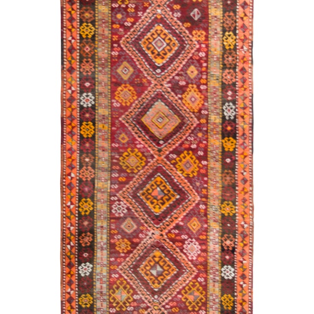 Textile Early 20th Century Turkish Kars Rug For Sale - Image 7 of 15