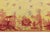 Textile Vintage French Style Needlepoint Yellow Wool Rug With Chinoiserie Toile Border For Sale - Image 7 of 13