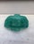 19th Century English Green Majolica Strawberry Platter For Sale - Image 4 of 5
