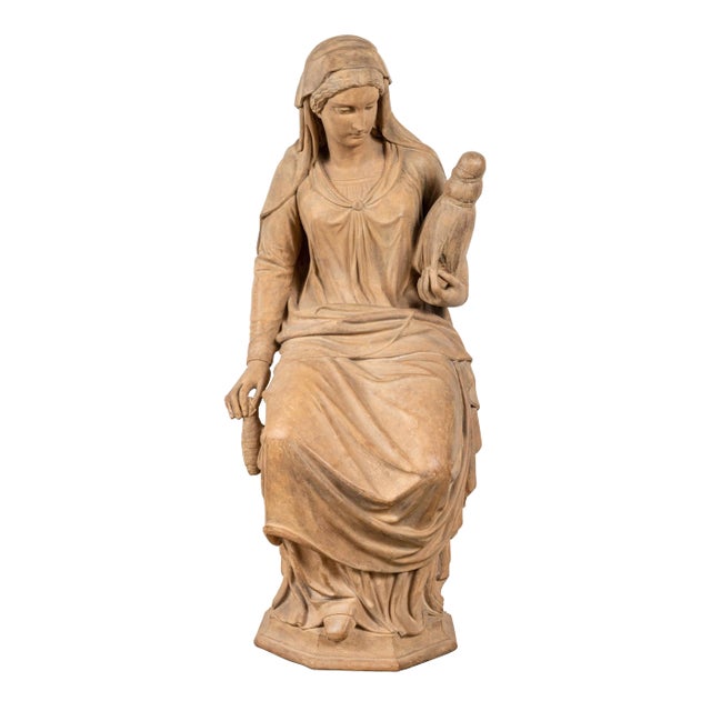 Franz Melnitzky19th Century Austrian Sculpture of Fate, 1855 For Sale