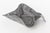 Mid-Century Modern Vintage Biomorphic Snakeskin Embossed Ceramic Bowl, Gray, Charcoal, White For Sale - Image 3 of 11