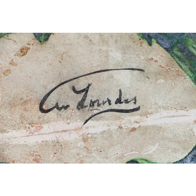 1940s French Art Deco Vine Leaf Jewelry Dish For Sale - Image 12 of 13