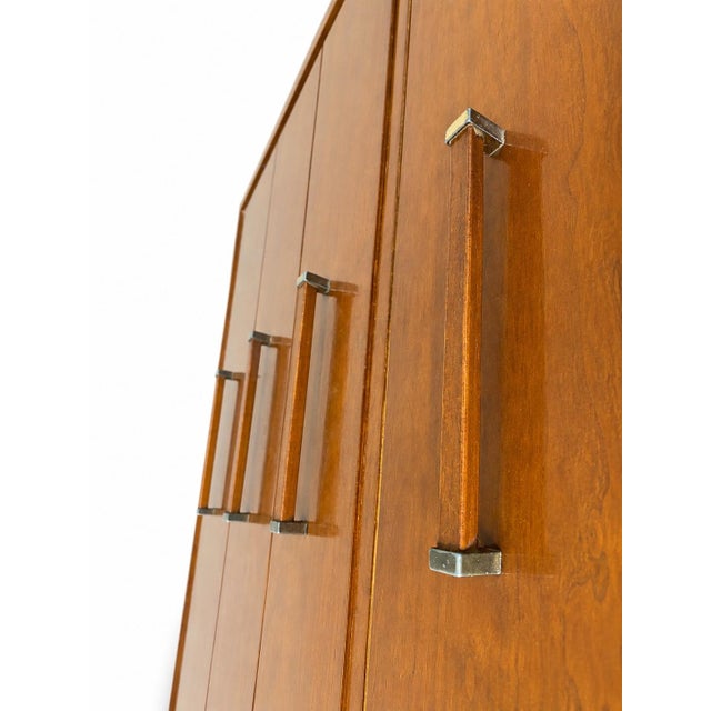 Auburn 1950s Mainline by Hooker MCM Solid Cherry Bedroom Set "Manhattan Group" Line, 2 Pieces For Sale - Image 8 of 18