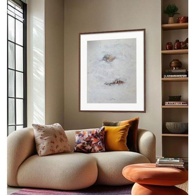 Large Modern Original Abstract Neutral Bronze Gold Painting For Sale - Image 9 of 16
