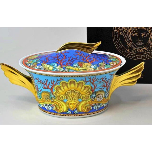 Contemporary Rosenthal Versace Soup Tureen with Lid by Versace Home Collection For Sale - Image 3 of 7