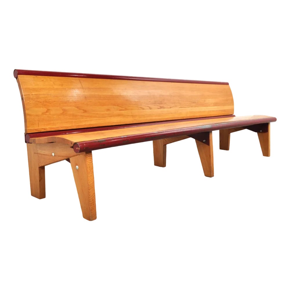 その他 FURNTURE CORP PUEBCO WOODEN SCHOOL BENCH Vintage School Bench, 1950s | Chairish