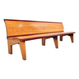 Vintage School Bench, 1950s For Sale