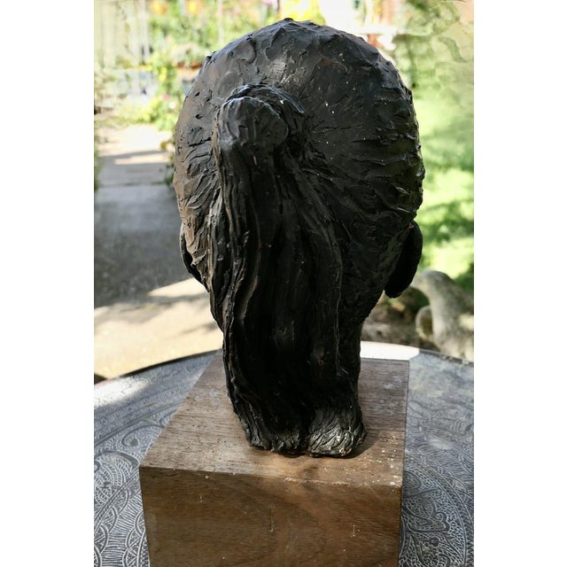 Artist’s Terracotta Bust of a Girl with a Pony Tail This is a hand made piece dating from the middle of the 20th Century,...