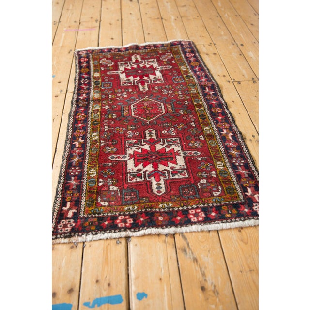 Textile Vintage Fine Karaja Rug - 2'6" X 4'3" For Sale - Image 7 of 10