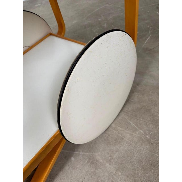 1960s Vintage Model 901 Serving Cart by Alvar Aalto for Artek, 1960s For Sale - Image 5 of 8