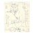 The Artist at Her Easel - Figurative Drawing in Pen on Paper For Sale