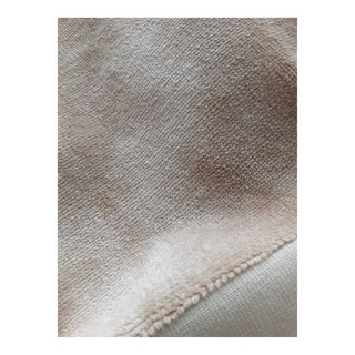 Old World Weavers Designer "Chrome" Pattern Beige Velvet From France-3 Yards For Sale