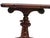 1990s Thomasville Fine Burl Trestle Table Parque Top Console Hall Table Jacobean Style For Sale - Image 9 of 15