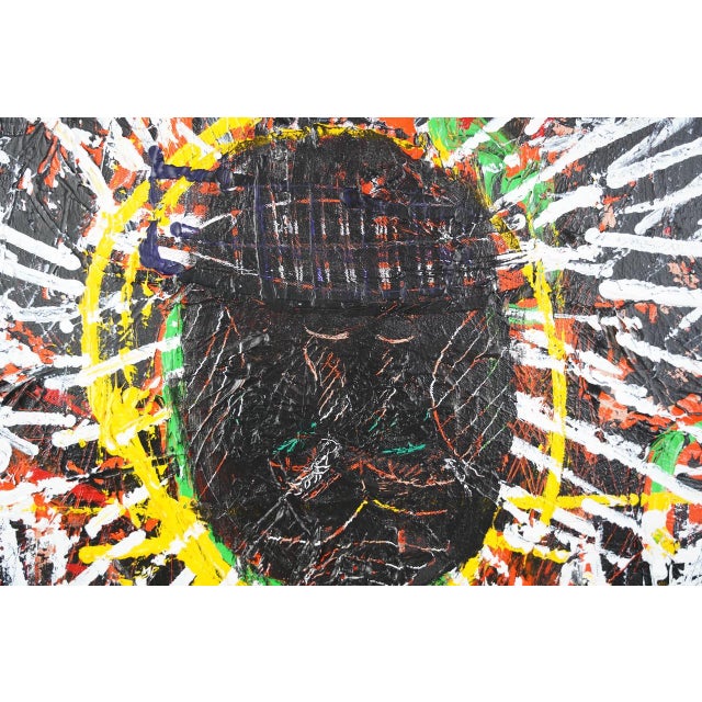 Contemporary "Ecstasy" Neo Expressionist Painting by Sax Berlin For Sale - Image 3 of 5