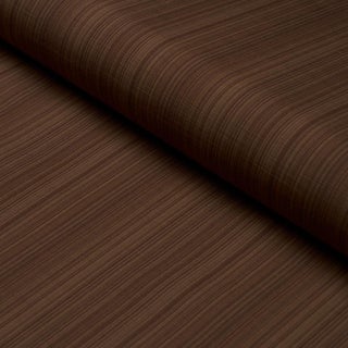 SAMPLE - Schumacher X Mark D. Sikes Gracie Solid Strié Fabric In Brown For Sale