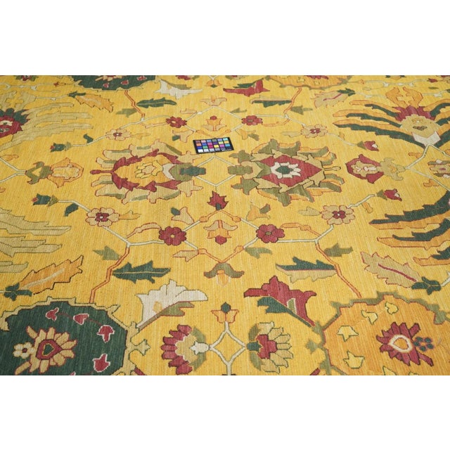 Contemporary Sumak Rug 10'0'' x 14'0'' For Sale - Image 9 of 11