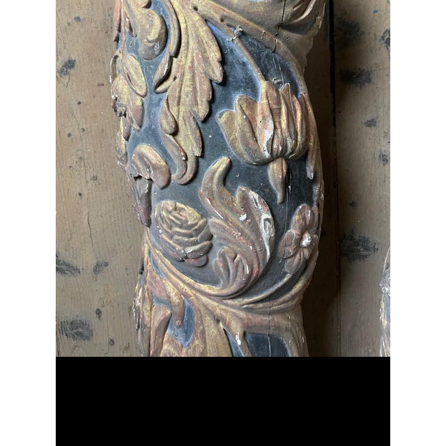 Vintage Corinthian Pillars with Capitals, Set of 2 For Sale - Image 18 of 18