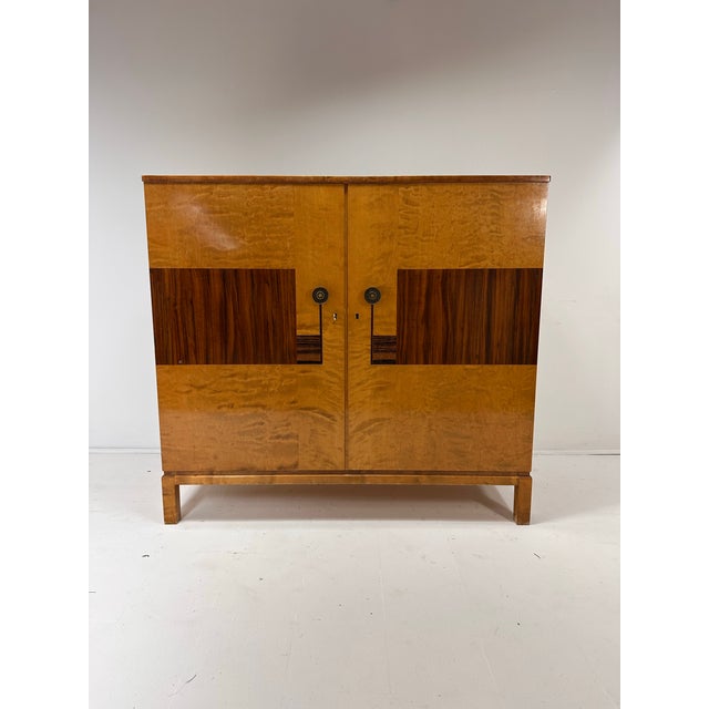 Mid-Century Modern 1930's Swedish Art Deco Cabinet For Sale - Image 3 of 10