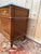Louis XVI Style Low Sideboard in Mahogany and Carrara Marble For Sale - Image 4 of 12