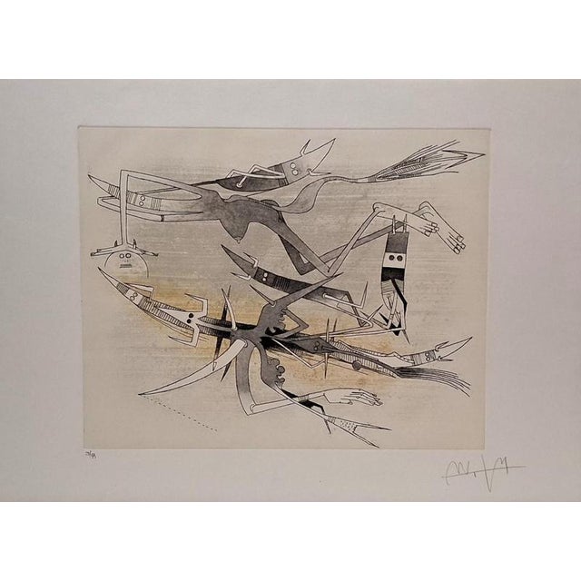 Wifredo Lam, Visible Invisible, 1972, Etching For Sale - Image 9 of 9
