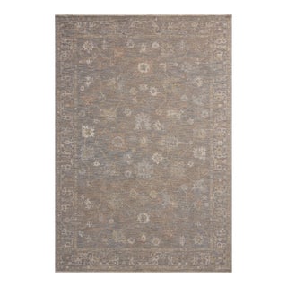 Chris Loves Julia x Loloi Louisa Stone / Multi 9'-6" x 9'-6" Round Area Rug For Sale