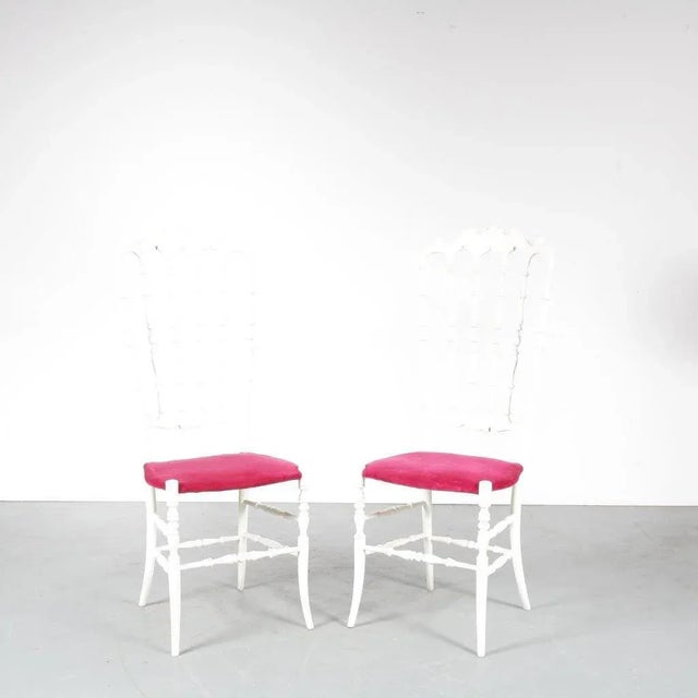 Set of Chairs from Chiavari, 1960s For Sale - Image 3 of 9