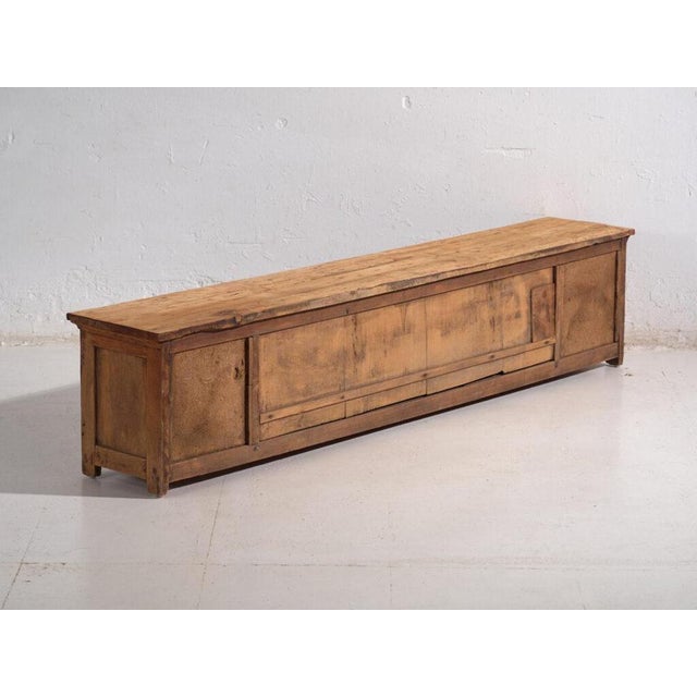 Antique Painted Panel Sideboard For Sale - Image 12 of 13